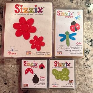 Sizzix Red and Green Die Cutter Set for Kids